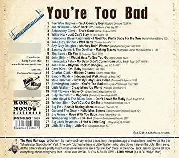 Youre Too Bad / Various Youre Too Bad / Various Import Cd 1
