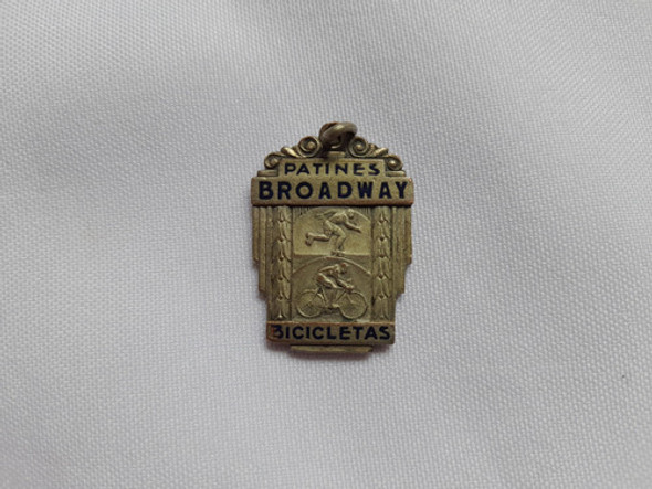 Antigua Medalla Juguetes Broadway. Patines, Bicicleta. Otro 0
