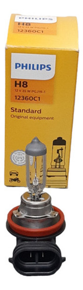 Lámpara H8 35w  Pgj19-1 12v Philips  Origen Alemania 1