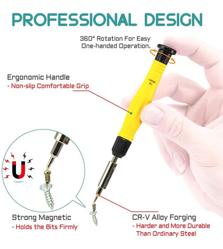 Destornilladores Precision 46 En 1 Profesional Magneticos 1