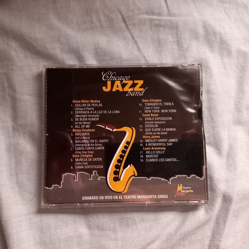 Cd Chicago Jazz Band En Vivo Teatro Margarita Xirgu 1