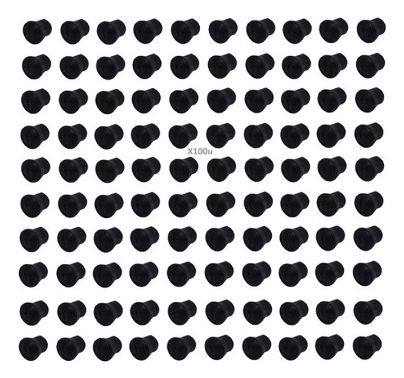 100x Regatones De Goma 19 Mm. Full 0