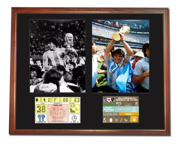 Argentina Campeón Mundial 78 Y  86 Entradas Y Fotos Maradona 0