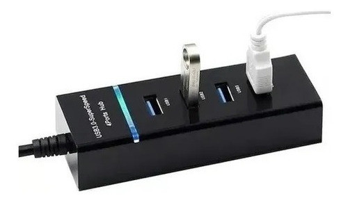Hub 4 Portas Usb 3.0 Led High Speed 5.0 Gbps Qualidade 1