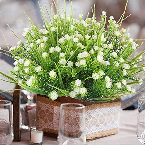 Wansong 4 Paquetes De Gypsophila Artificial, Mini Plantas Ar 1