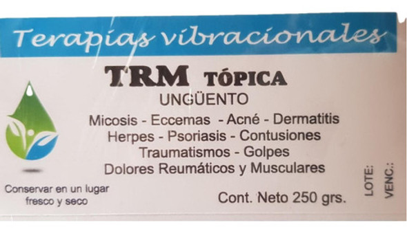 Trm Tópica Ungüento 250 Ml 1 Trm Tópica Ungüento 250 Ml 1