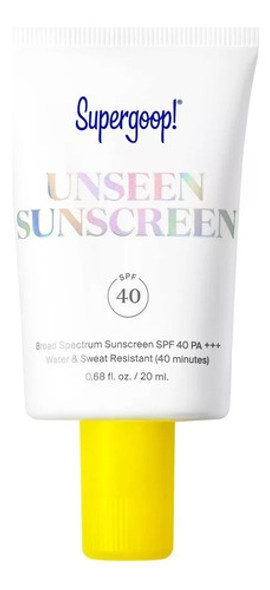 Protector Solar Unseen Sunscreen Supergoop Importado Facial 0