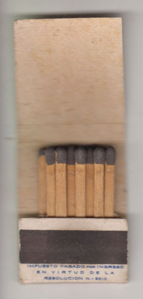 Aerolineas Lan Chile Caja De Fosforos Rutas America Vintage 1