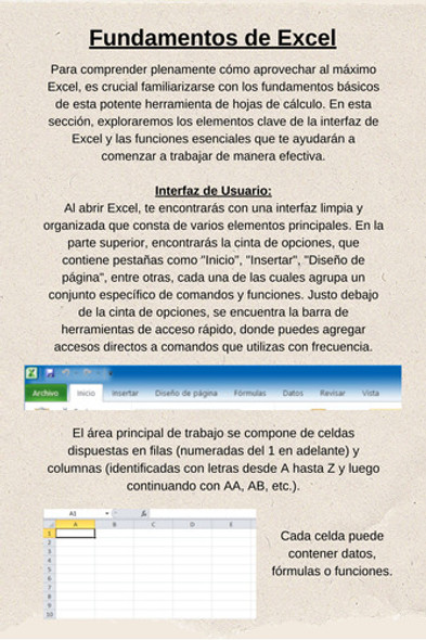 Un Nuevo Amigo: Excel. Ebook De Excel Basico E Intermedio 1