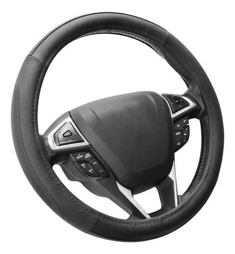 Cubierta Volante Cuero Black Microfiber Prius Civic 14 - 14 0