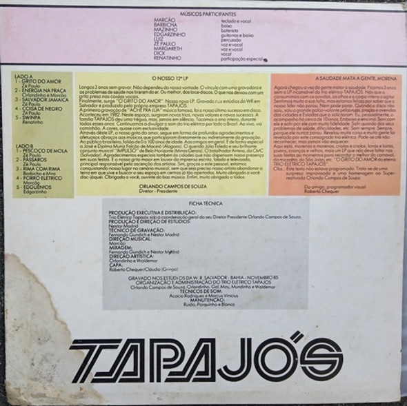 Lp Tapajós - Grito Do Amor 1