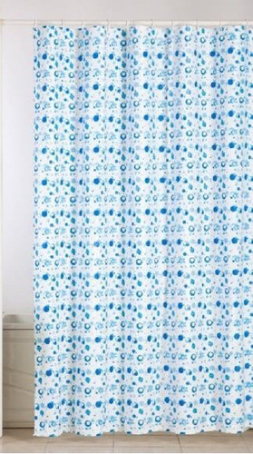 Cortina De Baño Pvc 1.8x1.8mt C/12 Ganchos Ru350-ynter Indus 0