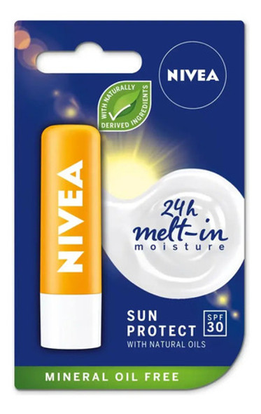 Nivea Protetor Solar Labial Hidratante Sun Protect Fps30 0