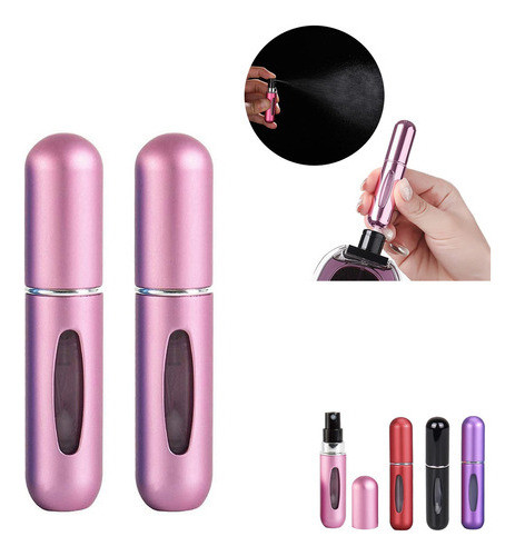 Envases Perfume Dosificador Recargable Spray Cartera X 2 0