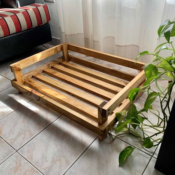 Cama A Medida De Madera Para Perro Mascota - Perpetuo 0