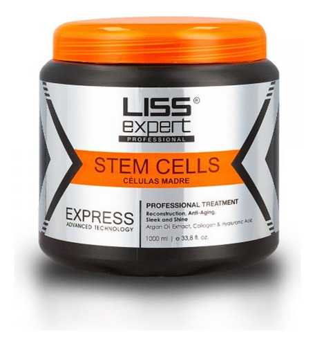 Alisado Celulas Madre Argan Stem Cells X1kl- Liss Expert 0