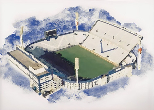 Póster Estadio De Velez Autoadhesivo 100x70cm #205 0