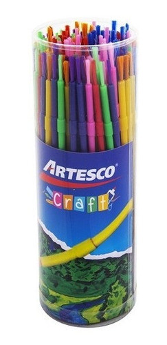 Set Pinceles Redondos Artesco Pote 144 Unidades 0