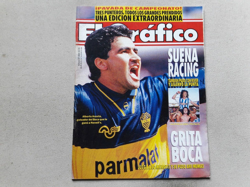 El Gráfico Nº 3869 Acosta Boca Newell´s Monzon Lanus Racing 0