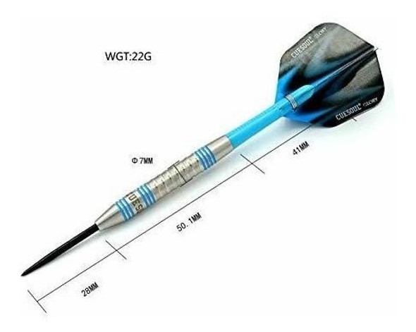 Kit De Dardos Cuesoul Punta De Acero De Tungsteno 22g N2209 1