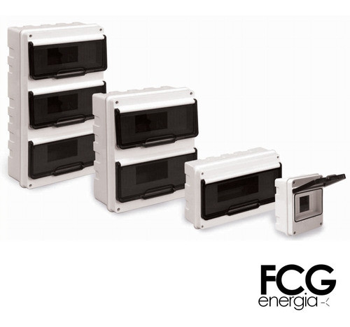 Tablero Pvc 7 Bocas Aplicar Estanco Ip55 Pre251 Roker 1
