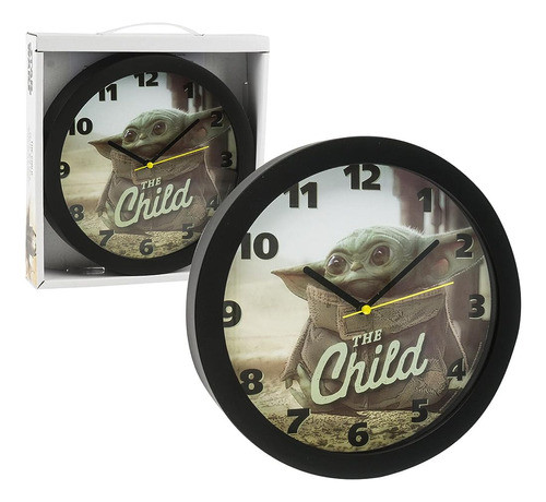 Star Wars Bundle Baby Yoda Wall Clock For Kids Adults Bundle 1