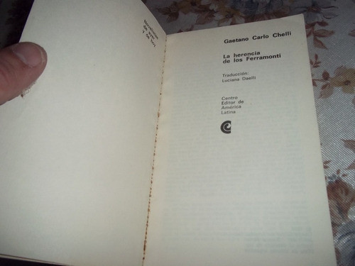 La Herencia De Los Ferramonti - Gaetano C. Chelli - Nro. 73 1