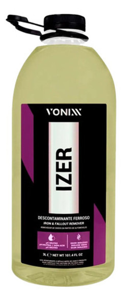 Izer Descontaminante Ferroso Limpa Roda Automotiva 3l Vonixx 0