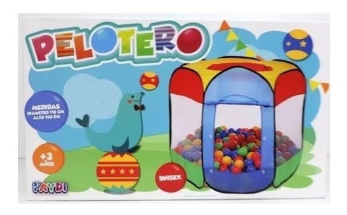 Pelotero Circo Casita Con 75 Pelotas Faydi Jugueteria Bloque 1