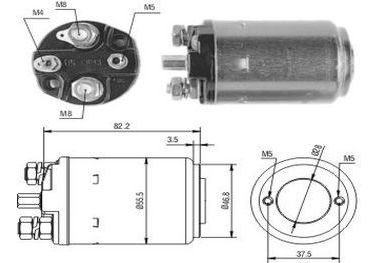 Solenoide Wapsa Volkswagen Gol/passat Diesel 12v 0