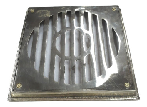 Reja C/marco Alto 20 X 20 Bronce Pulido 0