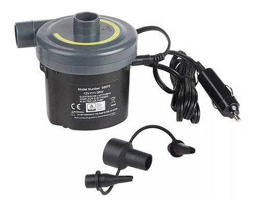 Inflador Electrico 12v Doble Infla Desinfla Colchon Camping 0