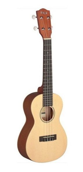Ukelele Concierto Stagg Uc60 Pino Macizo Aros Y Fondo Caoba 0