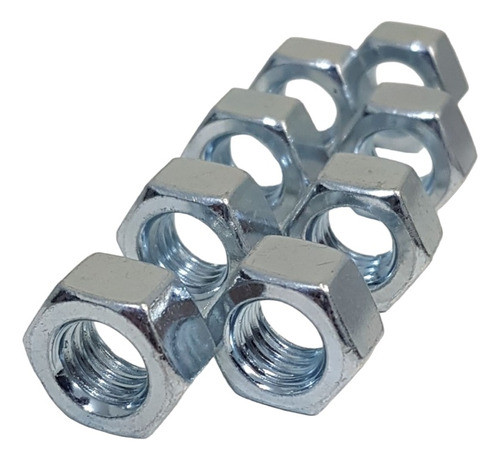 1kg Tuercas 5/16 Altas Hexagonales Galv. - (230u Aprox) 1
