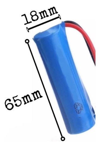 Kit Célula 18650 2600mah C/ 4 Tipos De Conector 1