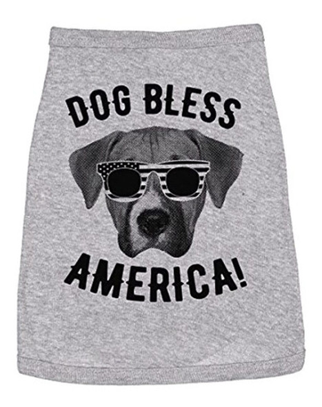 Camisa De Perro Perro Bendice La Camisa De America Divertid 0