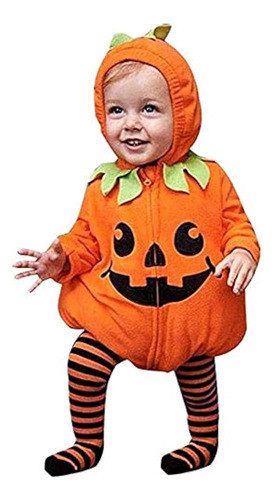 Oneflow Disfraz De Calabaza De Halloween Para Bebé 0
