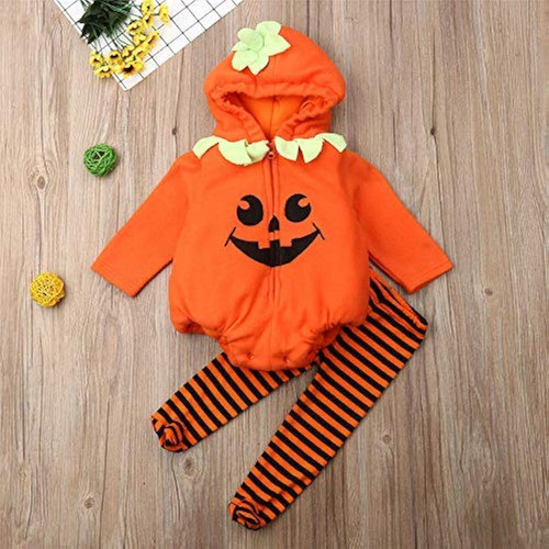 Oneflow Disfraz De Calabaza De Halloween Para Bebé 1