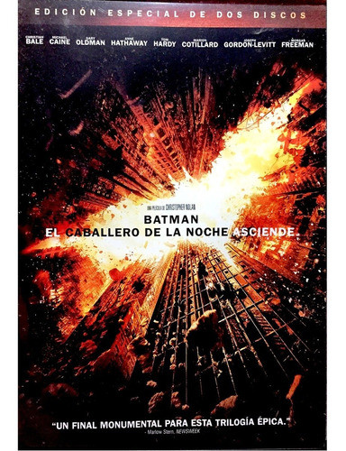 Batman El Caballero De La Noche Asciende Ed Especial +regalo 0