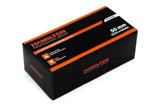 Clavos 50 Mm Caja X 5000 Hamilton 0