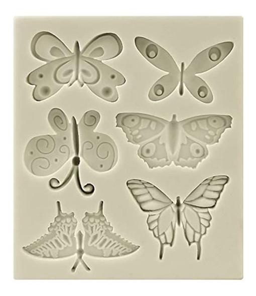 Funshowcase Mariposas Molde De Caramelo De Silicona, Mini, P 0