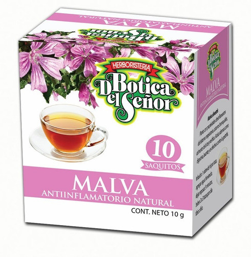 Pack De 2 Té De Malva Botica Del Señor 10 Saquitos 0