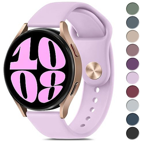 Malla De Silicona Para Samsung Galaxy Watch 6 40 47mm Violet 0