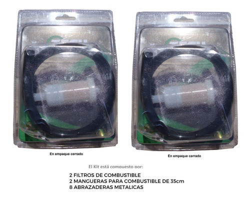 Honda Africa Twin Filtro Nafta Manguera 8mm Mod Vj0 X 2unida 1