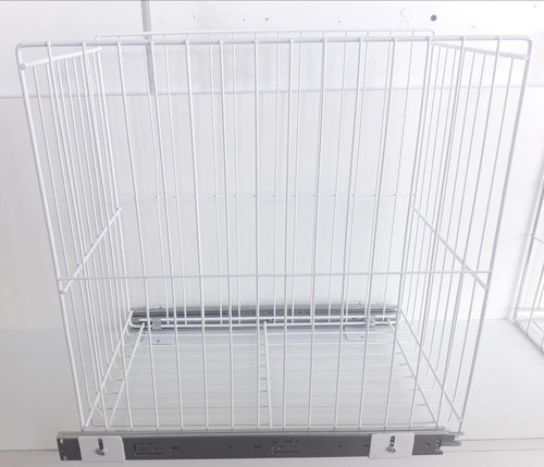 Cesto Canasto Ropa Extraible Blanco Baño 300x500x450 Mm 0