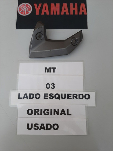 Acabamento Do Radiador Yamaha Mt 03 L.e Original (usado)05 0