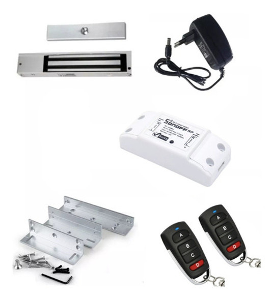 Kit Cerradura Magnética Control Acceso Wifi Cerrojo 350 Lbs 0