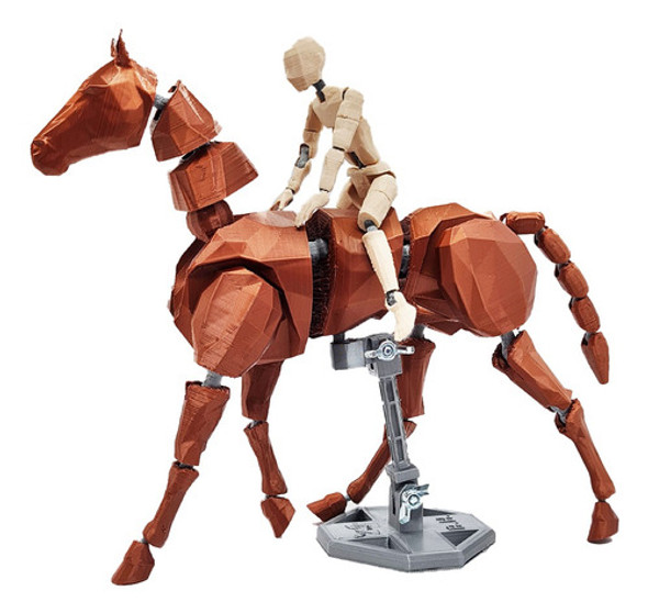 B.h. Figuras Articuladas - Caballo + Infantil 0