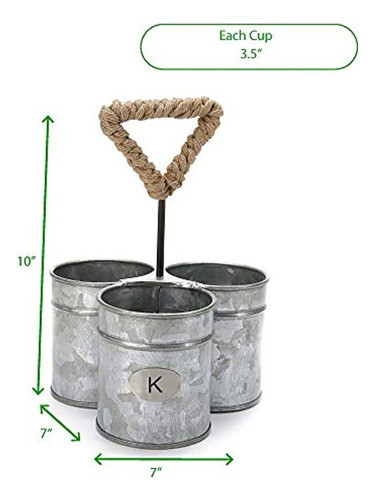 Soporte Para Utensilios Con Carrito De 3 Compartimentos Mind 1