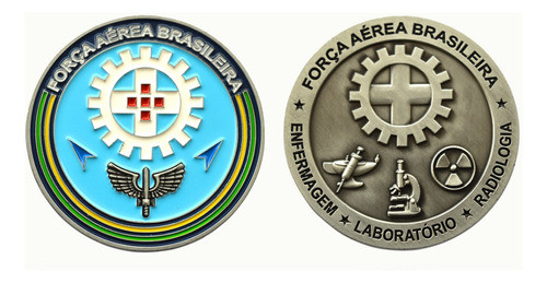 Challenge Coin Especialidade Enfermagem Eear Fab Medalha 1